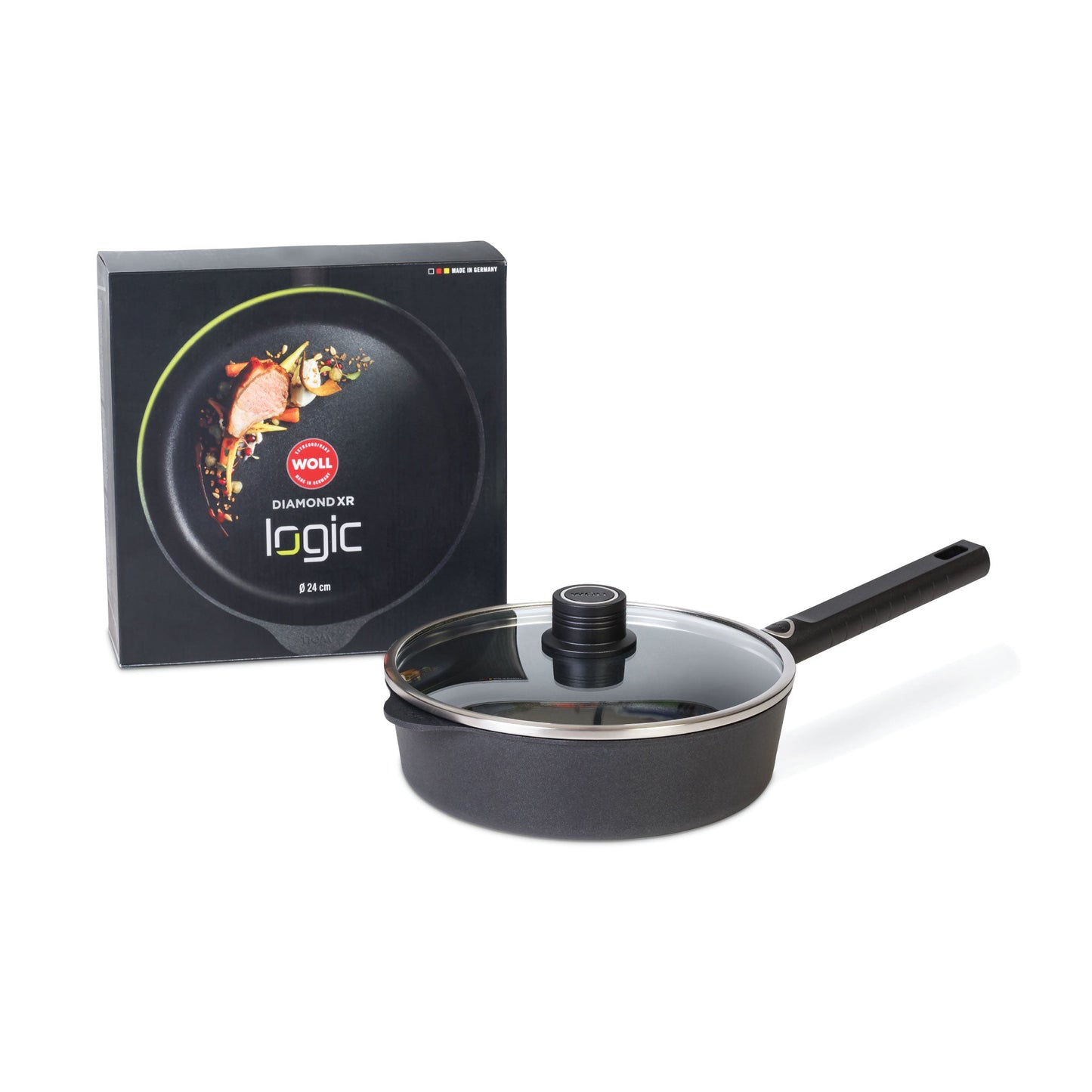 WOLL DIAMOND XR LOGIC SAUTE PAN SET W/FREE GIFT