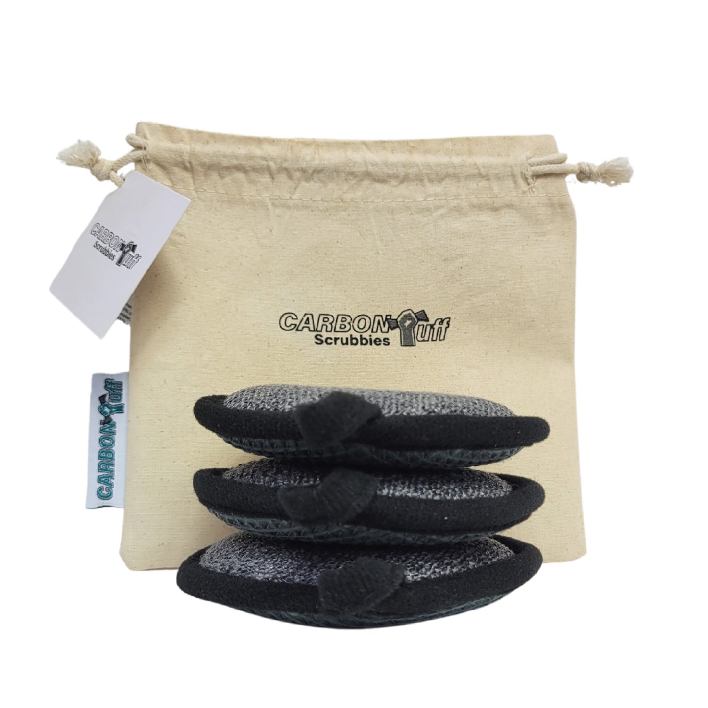 CARBON Tuff Scrubbies 3-Pack