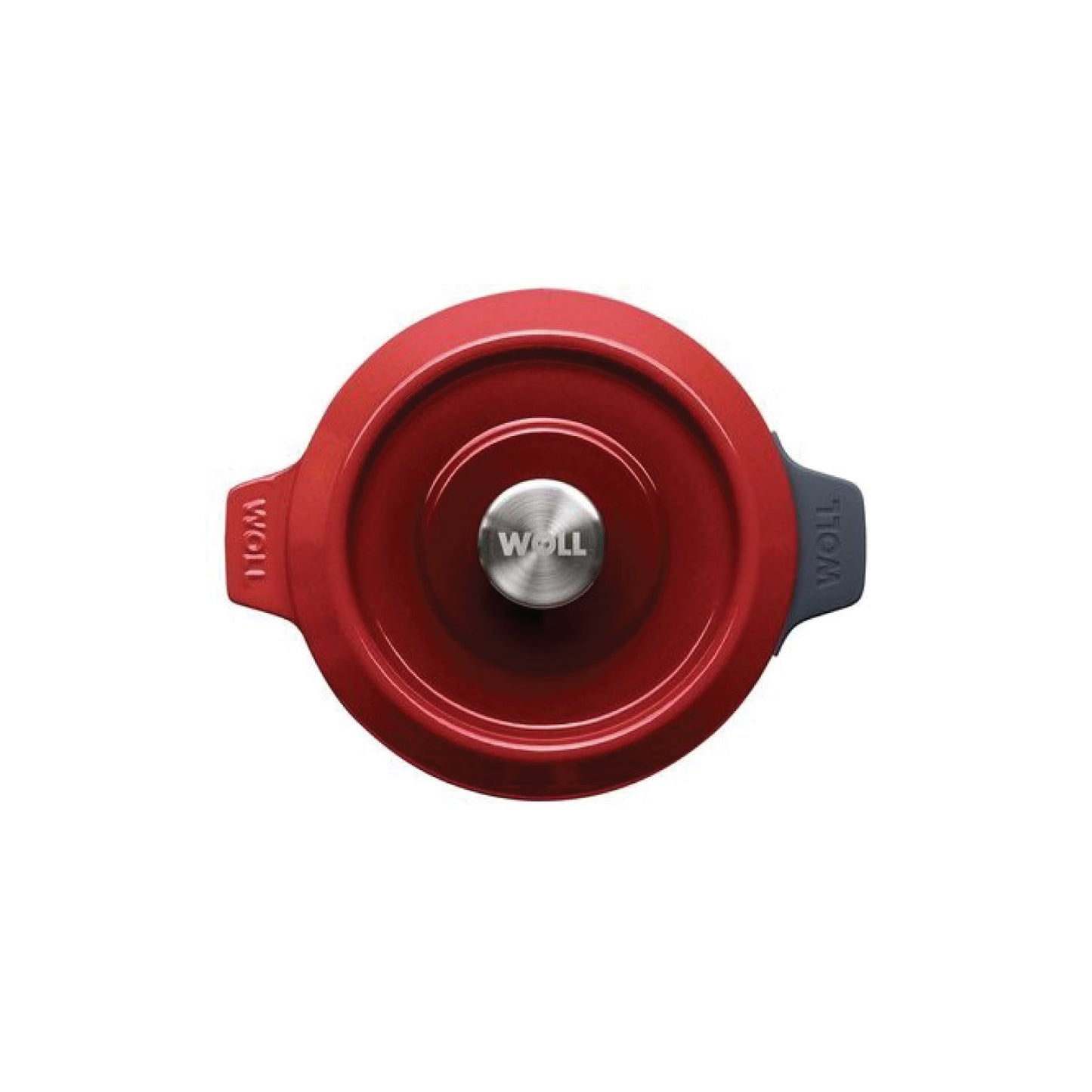WOLL Cast Iron 24cm Round Casserole - Red