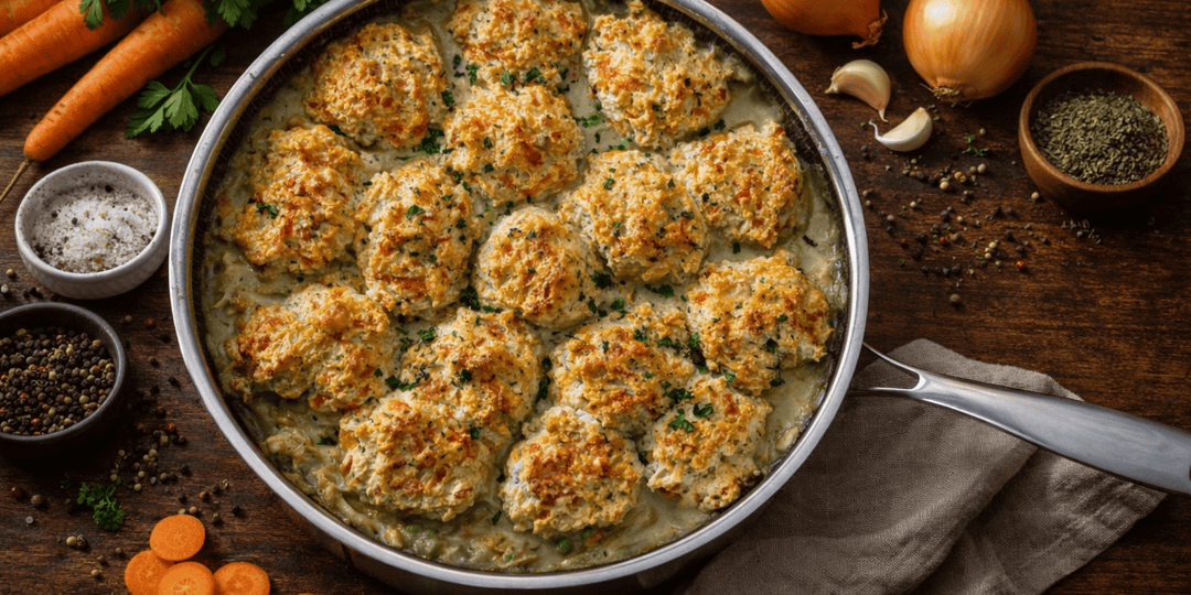 RECIPE: Cheddar Biscuit Chicken Cobbler - Ocean Canada