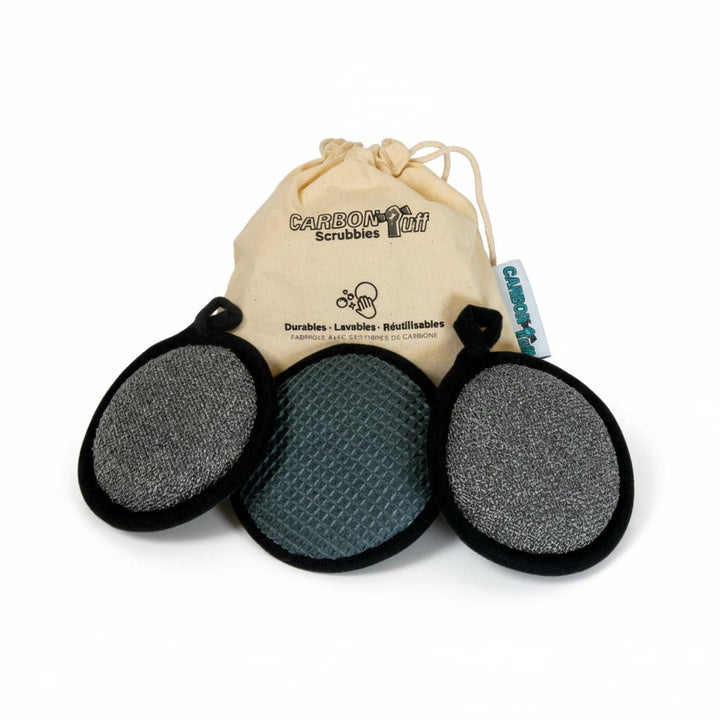 CARBON Tuff Scrubbies 3 - Pack by Ocean Canada
