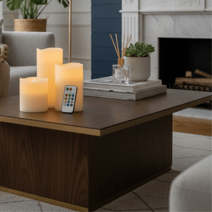 Smart Living Multi - colour Flameless Candles w/ Bonus by Ocean Canada