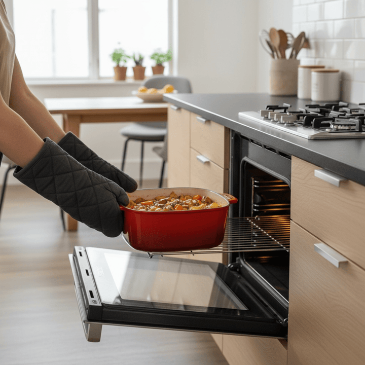 WOLL Cast Iron 24cm Square Casserole - Red by Ocean Canada