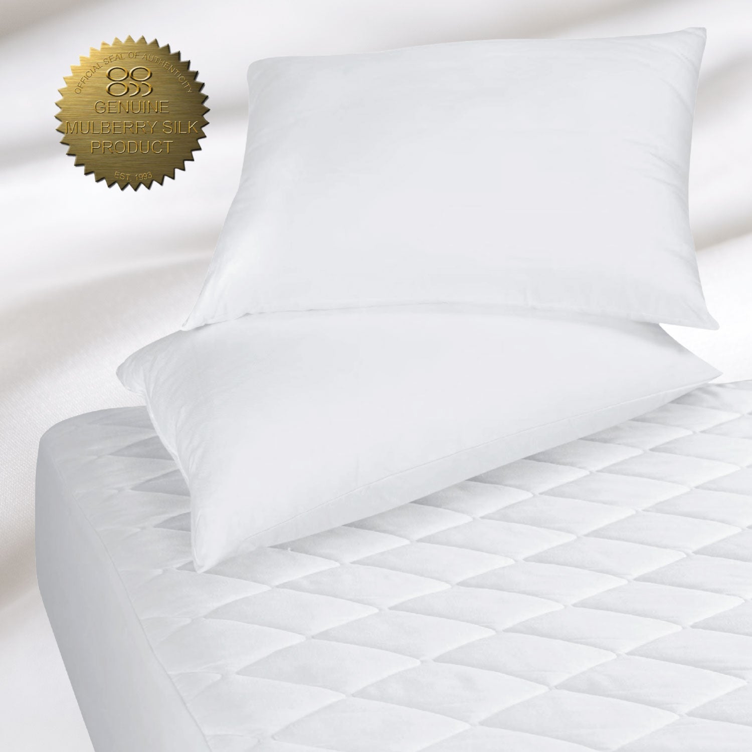 Mulberry Silk™ Mattress Pad + Pillow Protectors