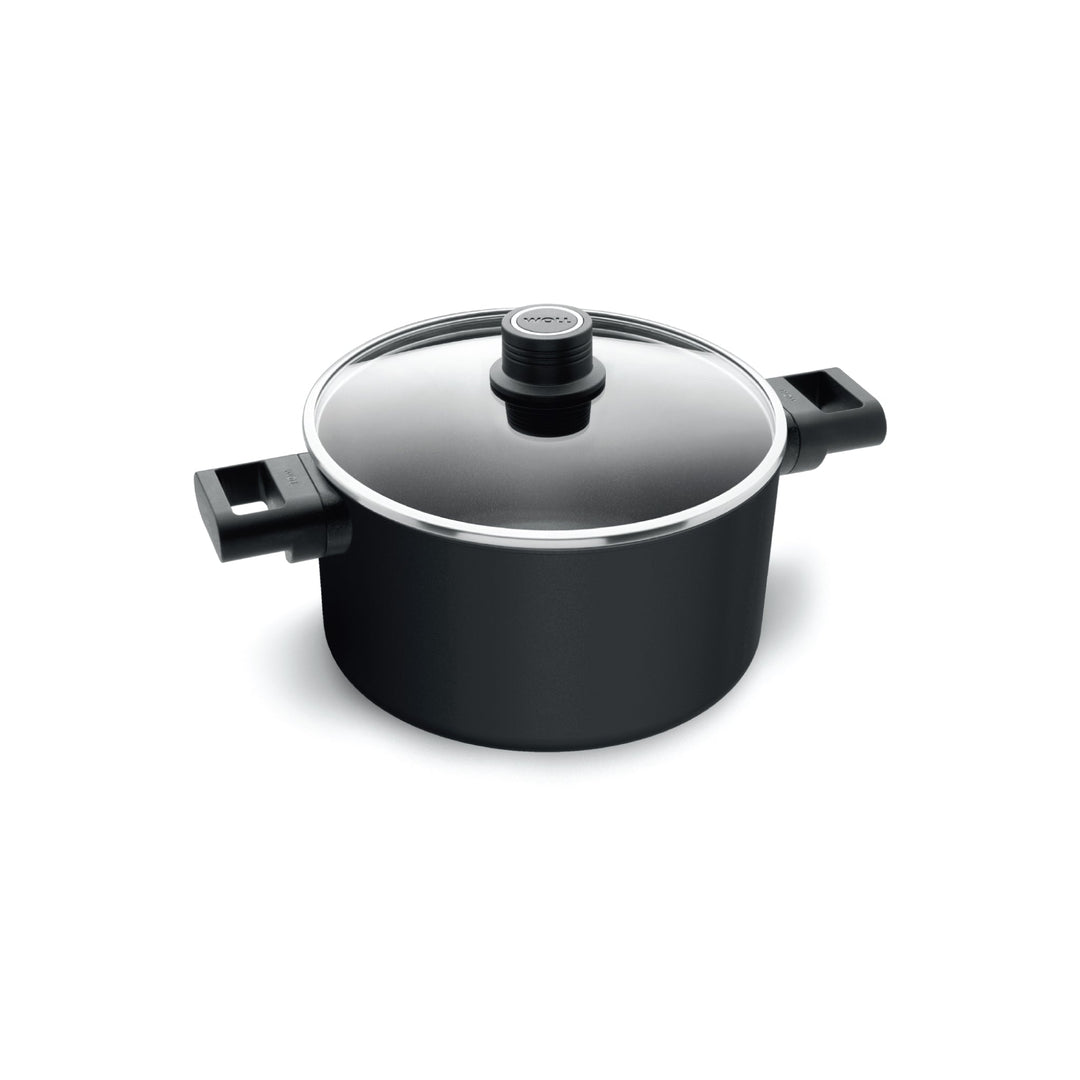 WOLL DIAMOND XR LOGIC 8" POT + GLASS LID W/SS TRIM by Ocean Canada